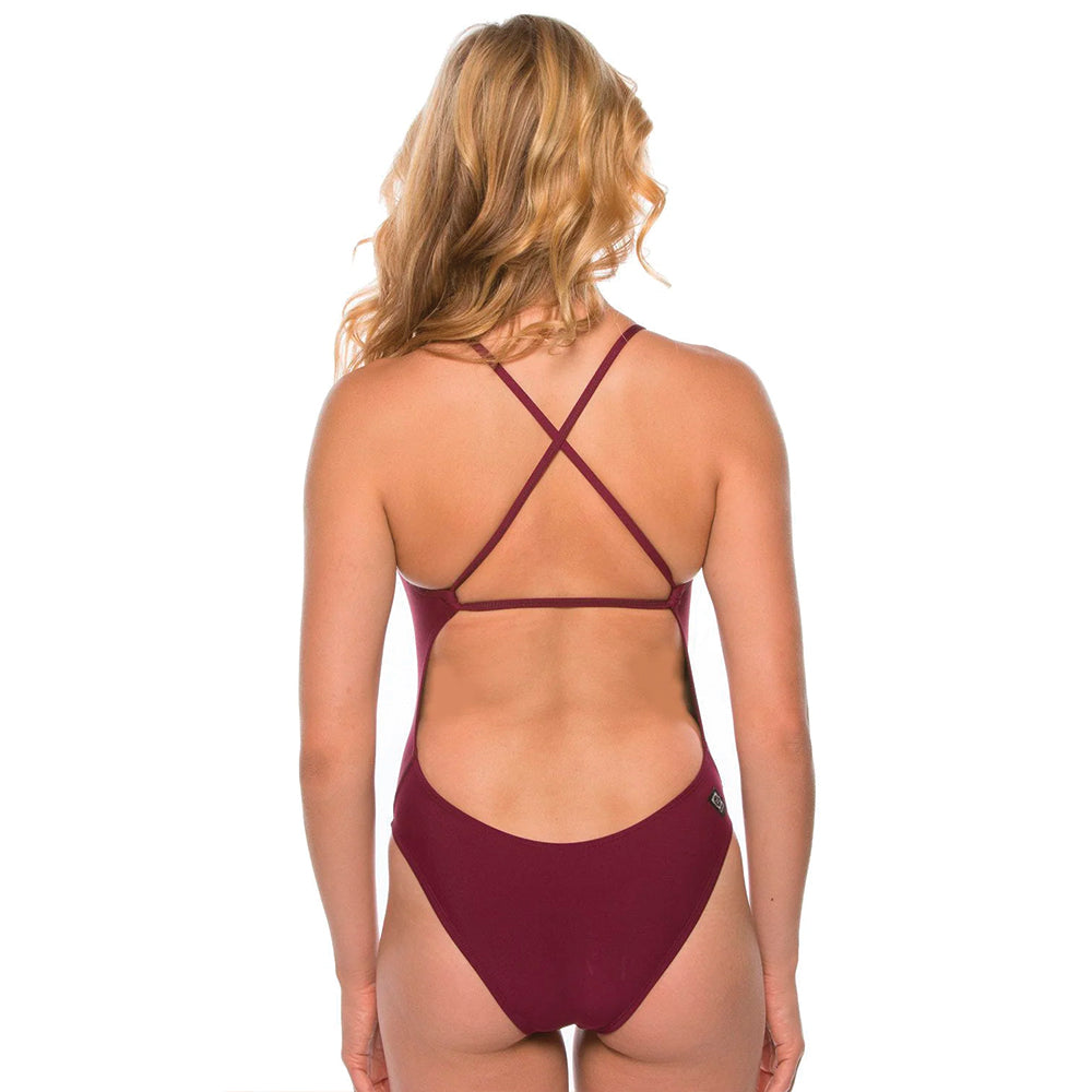 Jolyn Scotty Onesie cabernet