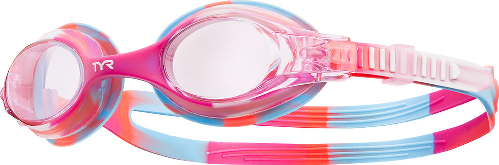 TYR Swimple Tie Dye Goggle pink orange
