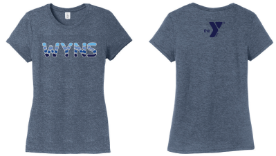 WYNS District Women's Perfect Tri Tee - Navy Frost