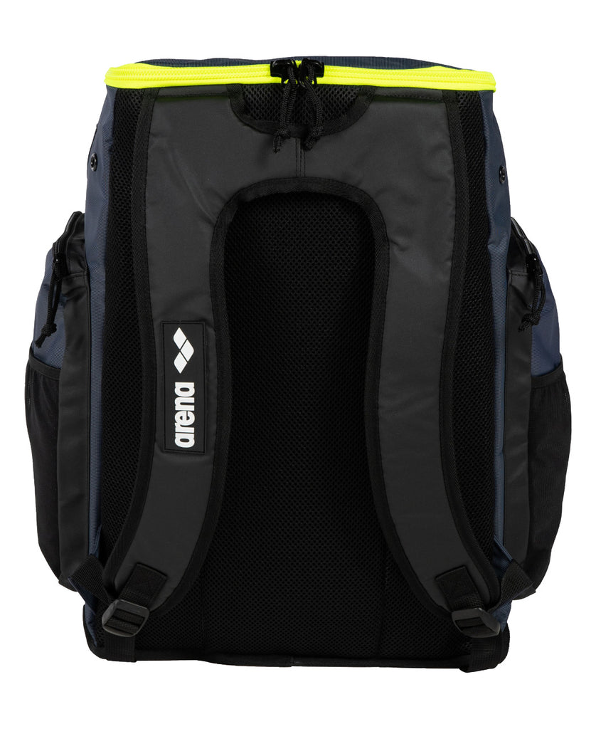 Arena Spiky III Backpack 45 black yellow back