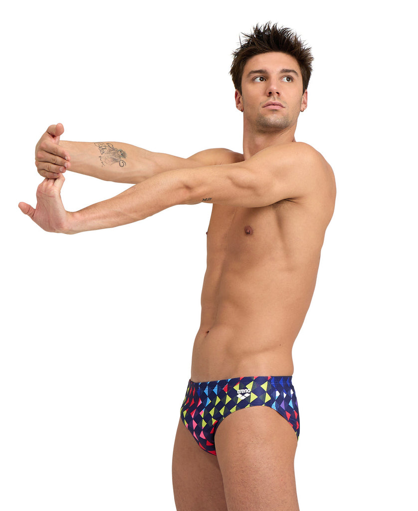 Arena Carnival Brief navy multi front