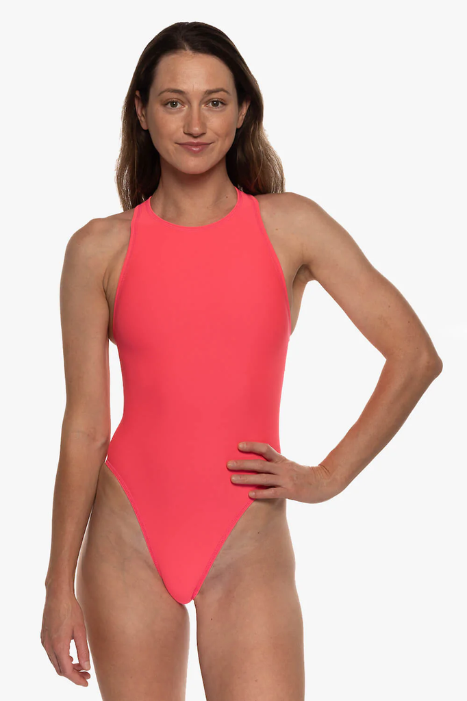 Jolyn Fairlie Water Polo Suit hot pink