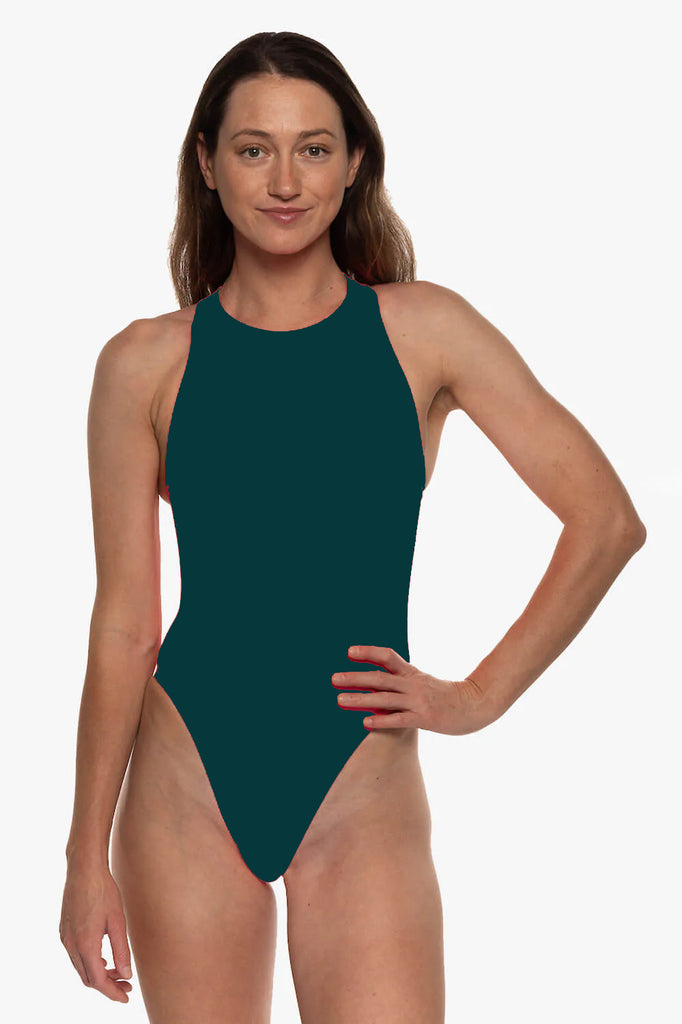 Jolyn Fairlie Water Polo Suit peacock