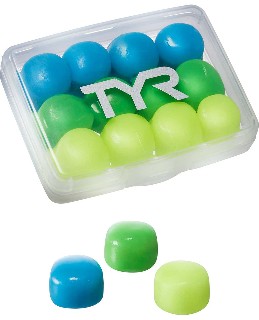 TYR Kids' Soft Silicone Ear Plugs Assorted Colors