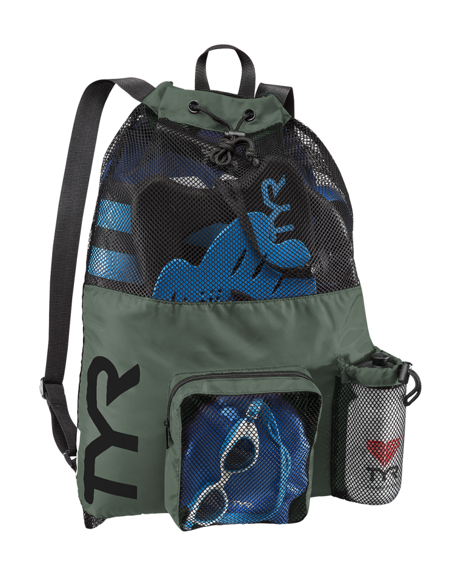 TYR Big Mesh Mummy Backpack – Elsmore Swim Shop