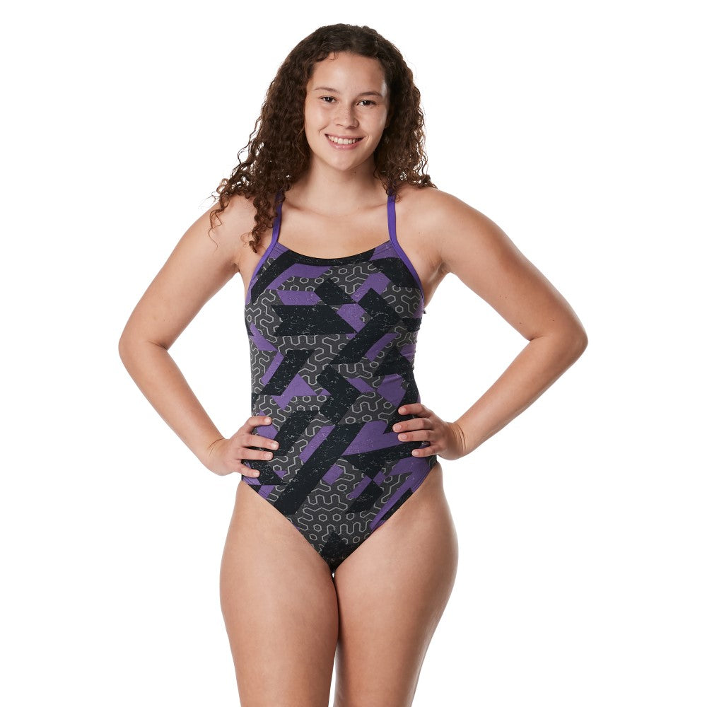 Speedo Endurance+ Ruse Blocks Flyback purple
