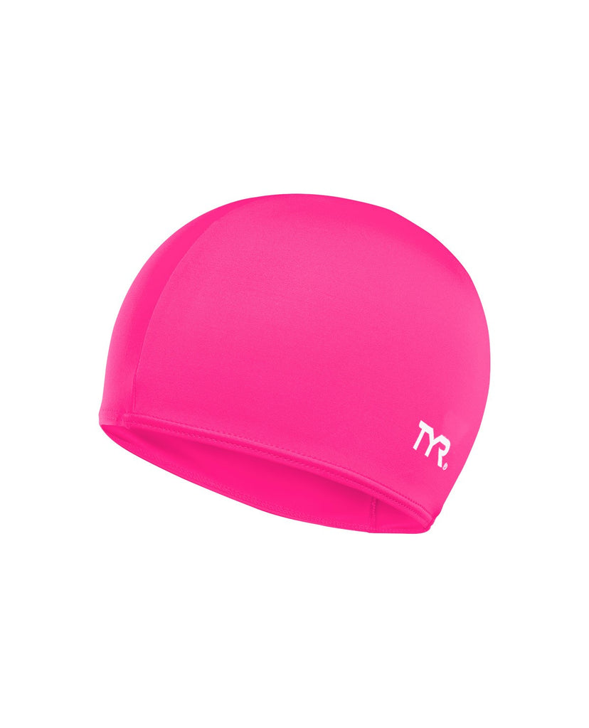 TYR Lycra® Fiber Swim Cap pink
