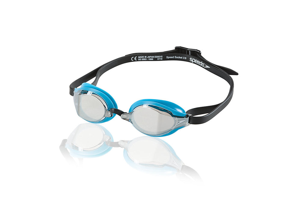 Speedo Speed Socket 2.0 Mirrored Goggle blue black
