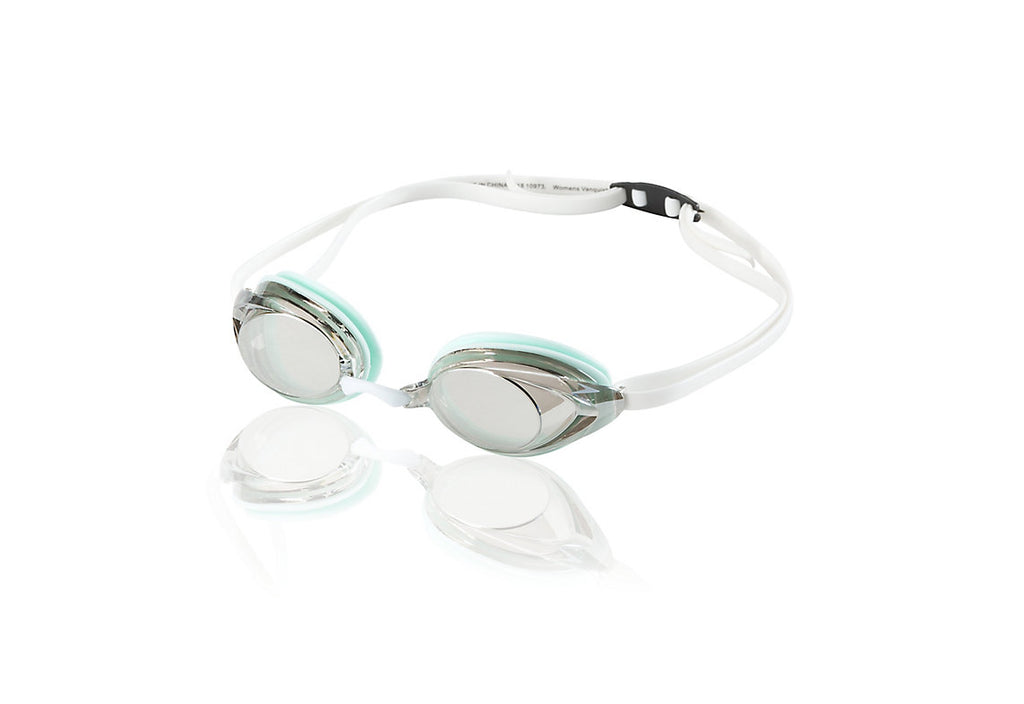 Speedo Women's Vanquisher 2.0 Mirrored Goggle white mint