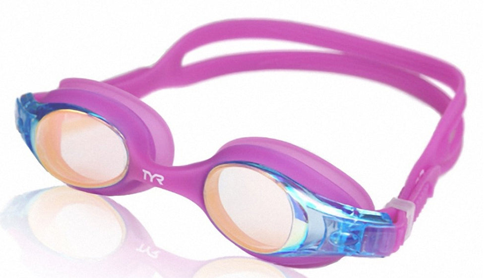 TYR Swimple Mirrored Goggle pink