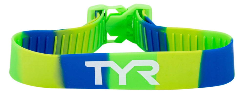 TYR Training Pull Strap Green/Blue