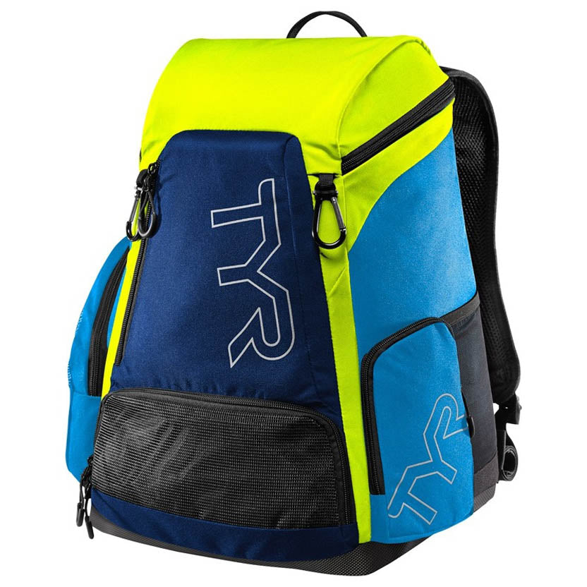 TYR Alliance 30L Backpack blue yellow