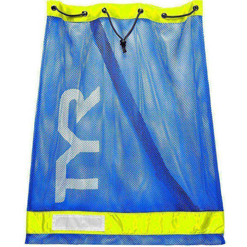 TYR Alliance Mesh Equipment Bag blue yellow