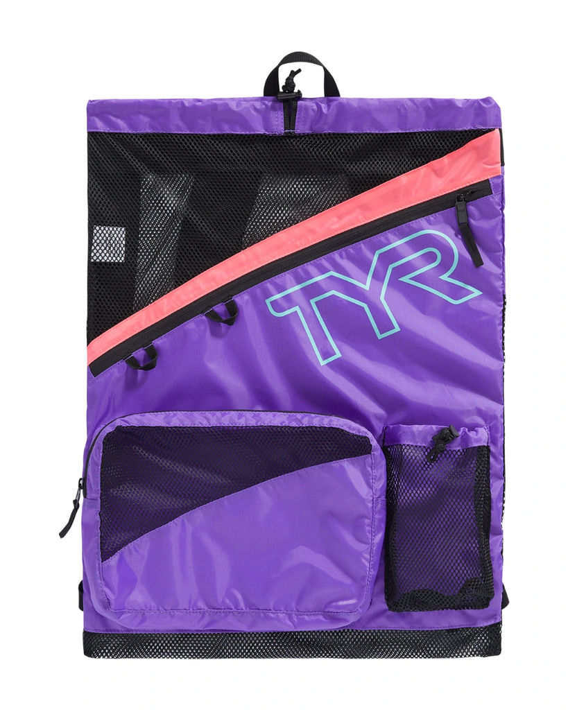 TYR Elite Team Mesh Backpack purple