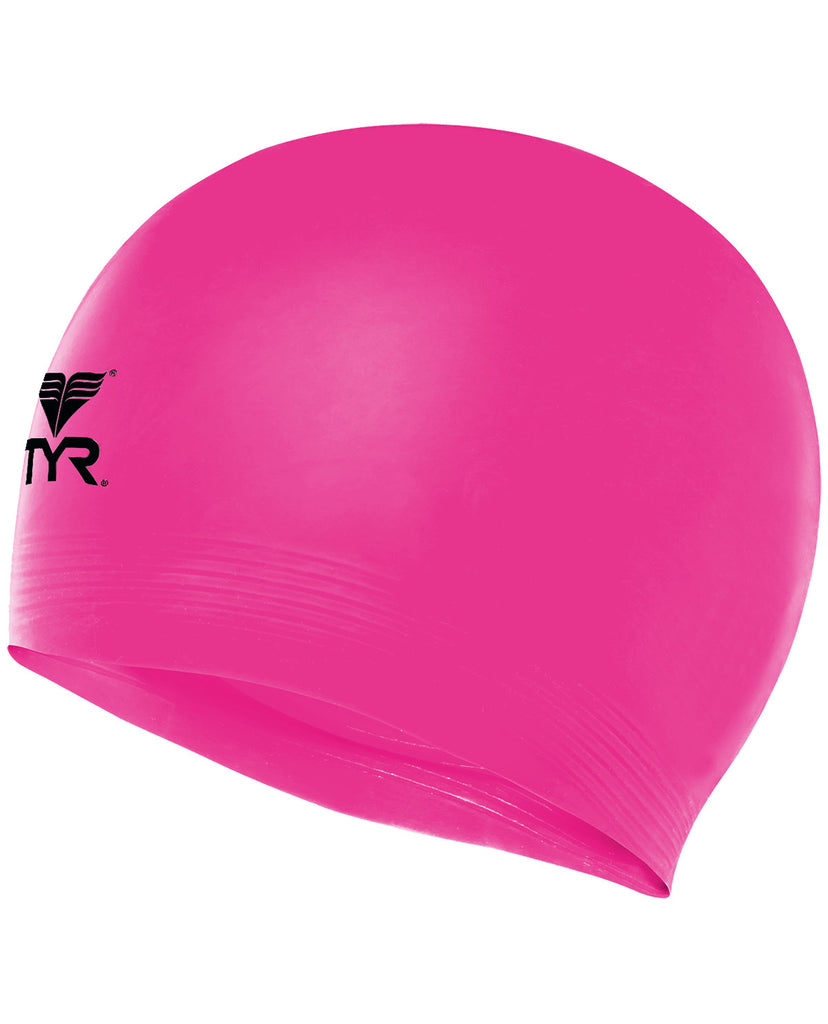 TYR Latex Adult Swim Cap pink