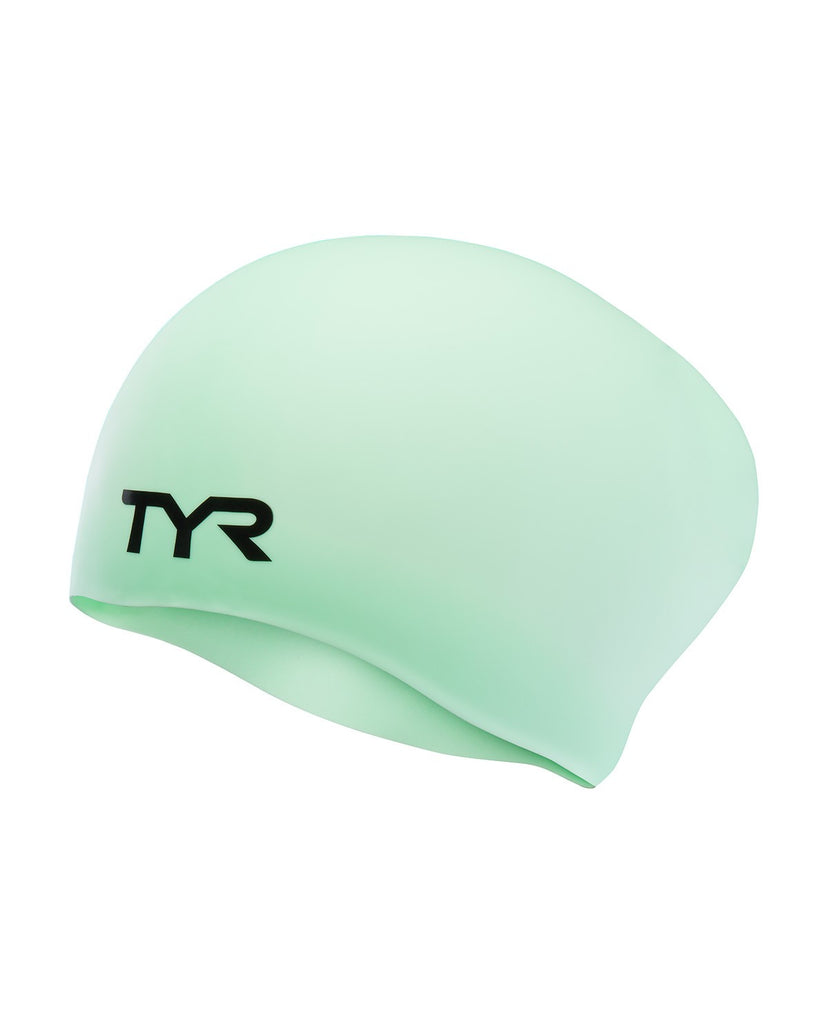 TYR Long Hair Wrinkle-Free Swim Cap mint