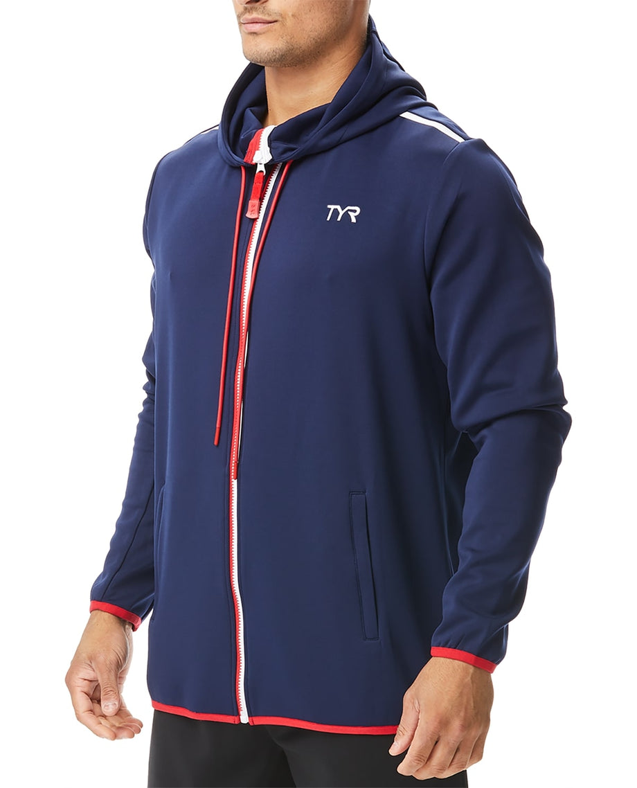 TYR Men's Alliance Podium Zip Hoodie – Elsmore Swim Shop