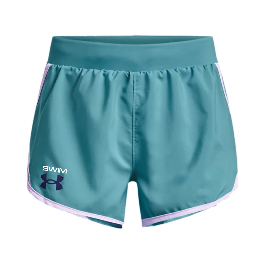 Dámské sportovní kraťasy Under Armour UA Fly By 2.0 Short -WHT - bílé Dámské sportovní kraťasy Under Armour UA Fly By 2.0 Short -WHT - bílé