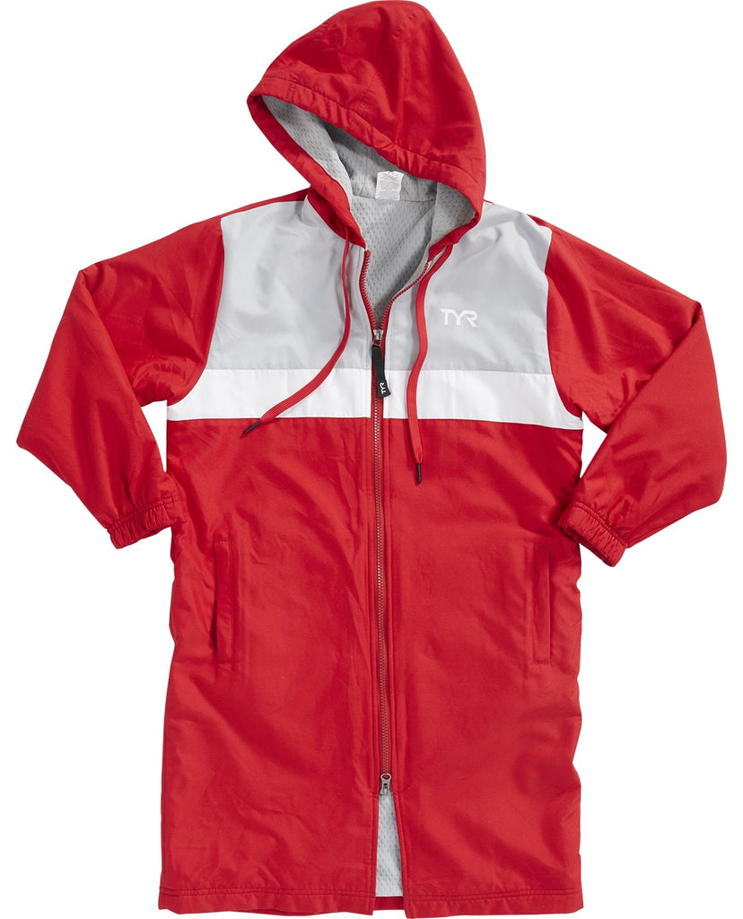 TYR Youth Alliance Podium Parka red